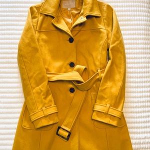Banana Republic Pea Coat, Yellow